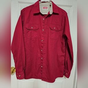 Wrangler Premium Quality Flannel Shirt Men Small